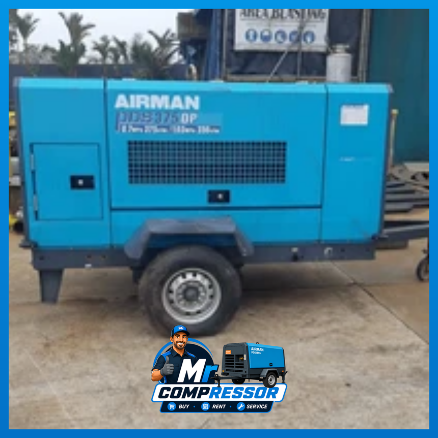Mr Compressor Airman air compressor fleet for buy or rent in Malaysia