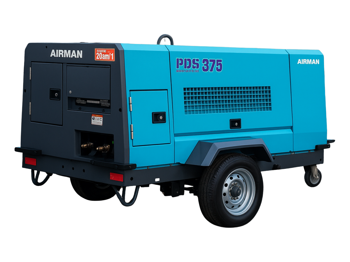 Airman Airman PDS375DP portable diesel air compressor for rent and sale in Malaysia